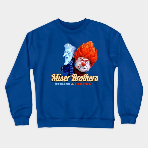 Miser Brothers Cooling & Heating Crewneck Sweatshirt by 6ifari